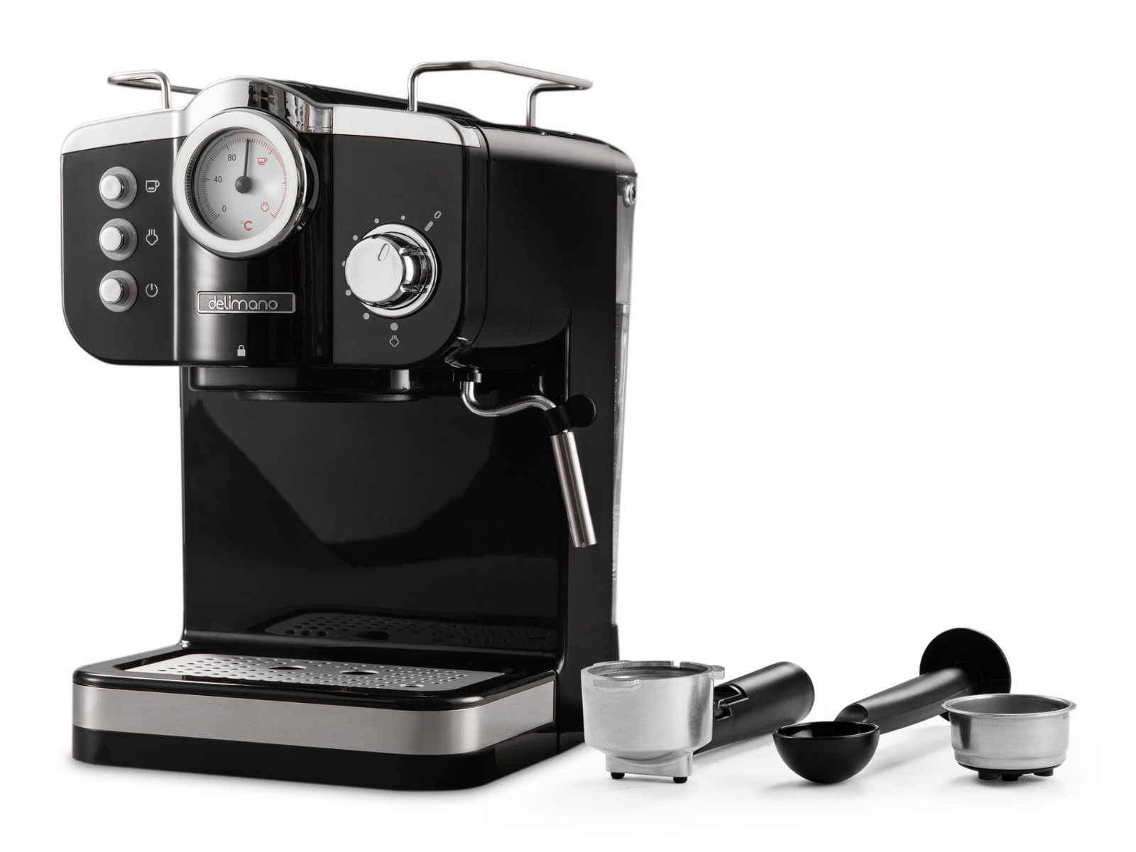 Espressor manual Deluxe Noir Appliances imagine 2022