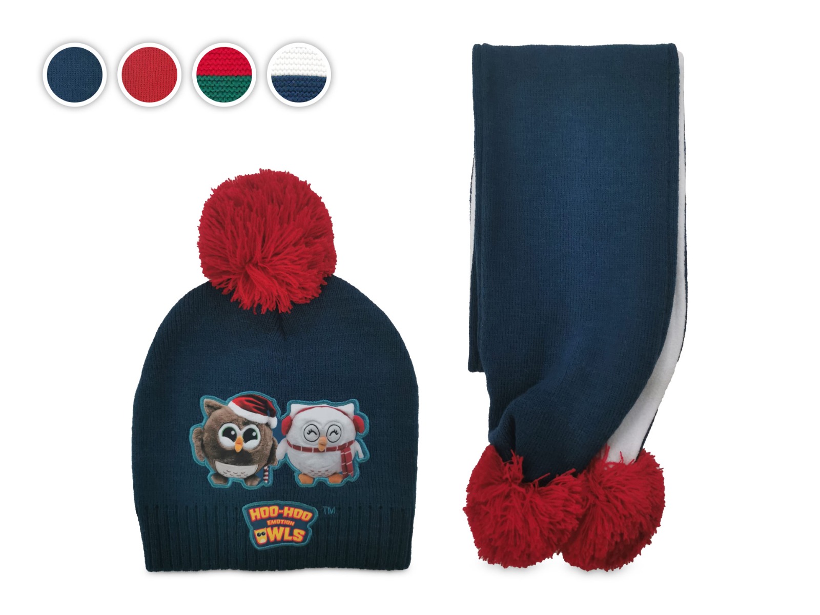 Set caciula si fular Emotion Owl caciula imagine 2022