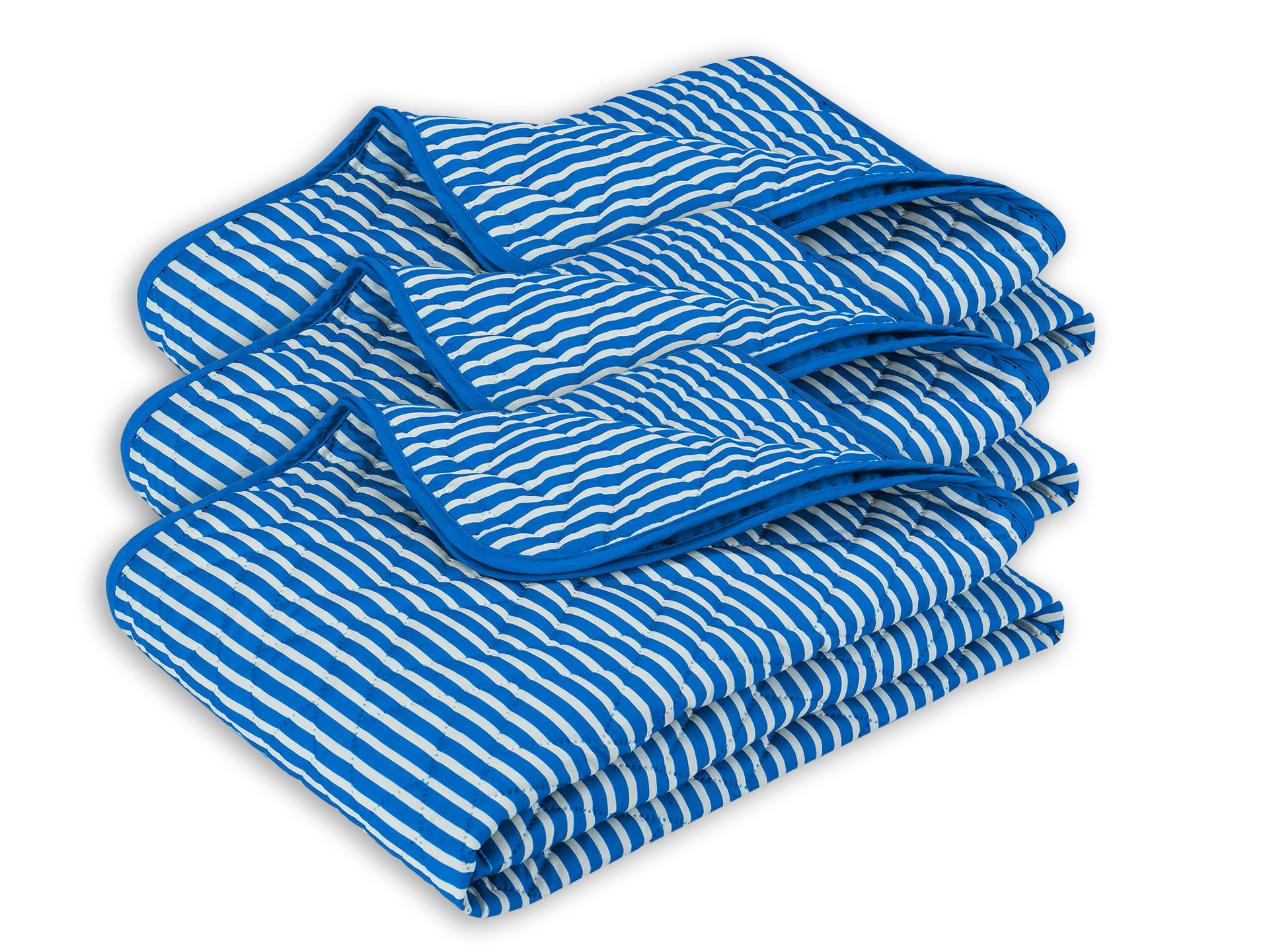3xPătură 2în1 Essentials Dormeo Albastru/Alb 140x200