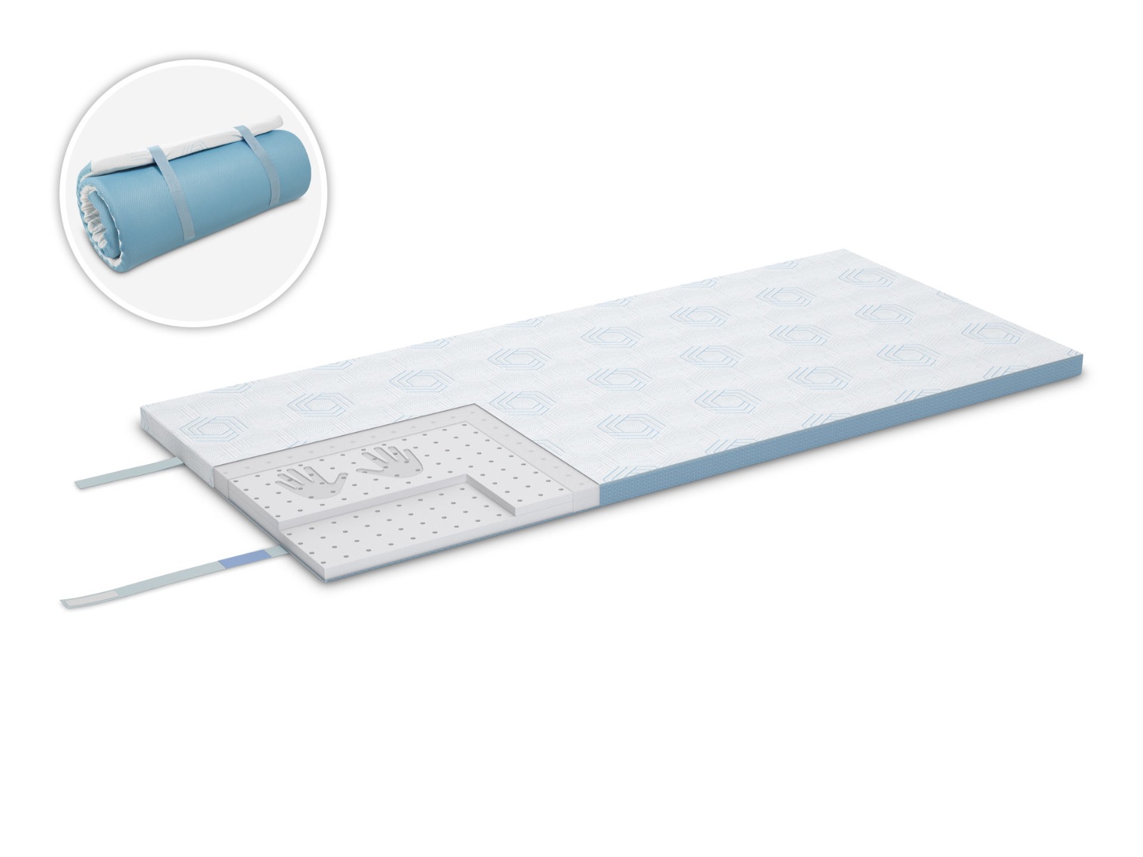 Hectares Bye bye semester Topper Memosan Ultimo Roll Up 5+2 | Dormeo