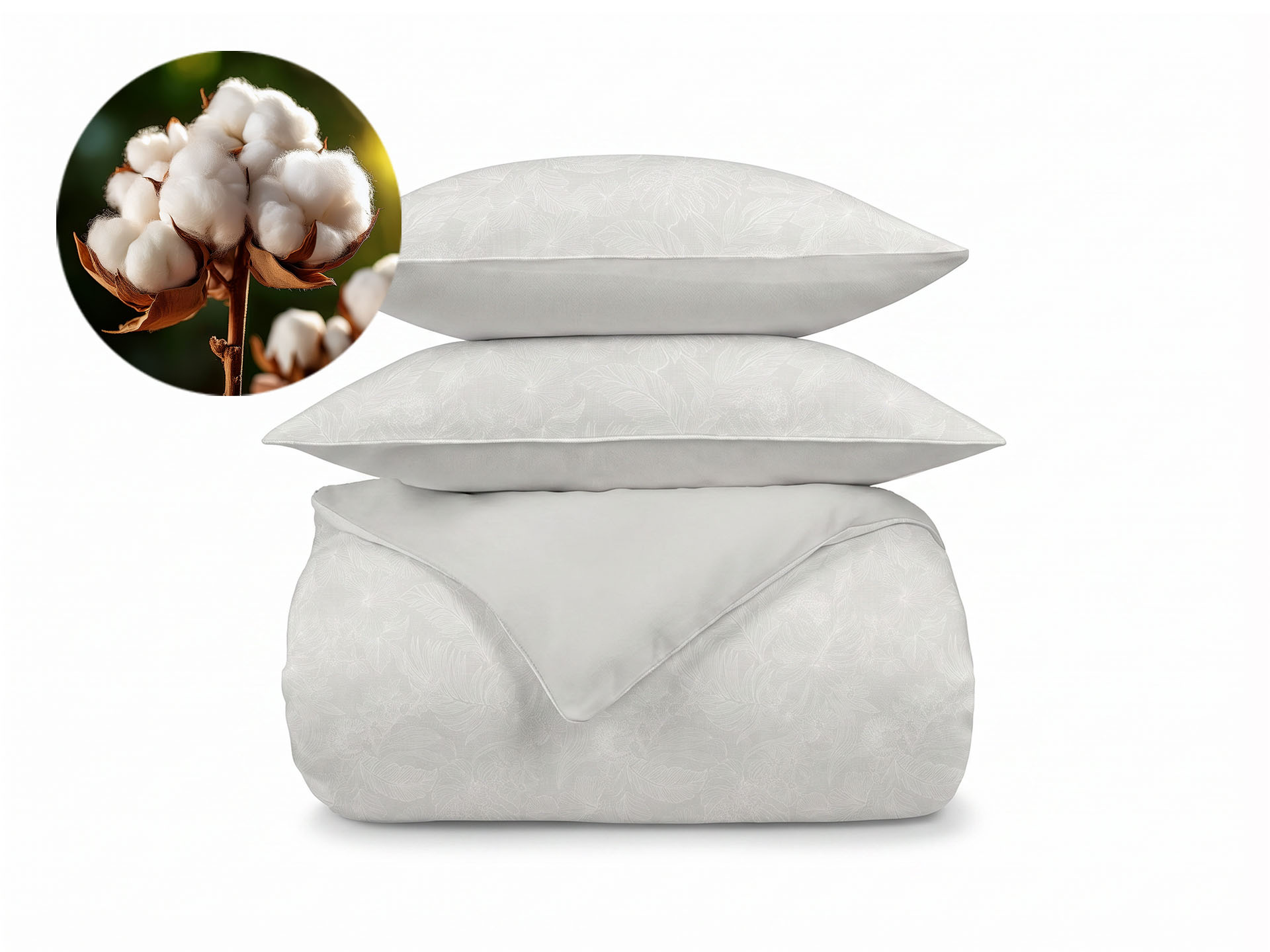 Set lenjerie de pat Dormeo Nature Motive gri